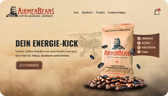 Vorschaubild einer Website, die Alexander Mehault entwickelt hat